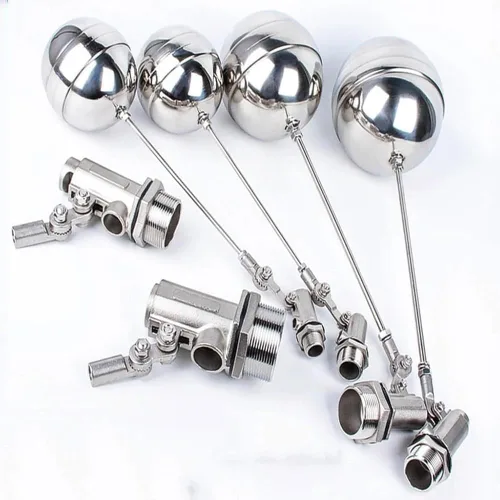 Vista 3 de Válvulas, 1PC 1/2 "3/4" 316 válvula de bola flotante de acero inoxidable, controlador de nivel de agua completamente automático para tanque