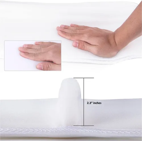 Vista 4 de Kit de convertidor genérico de puente de cama individual a King, relleno de espuma viscoelástica 25D, conector de colchón ajustable para camas extra