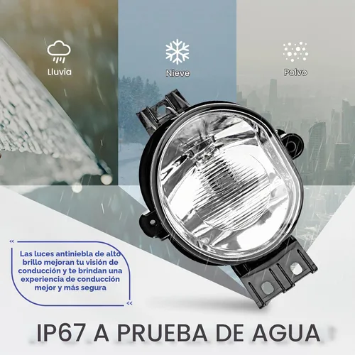 Vista 4 de luz antiniebla para Ram 1500 2002-2008/Ram 2500 2003-2009/Ram 3500 2003-2010, Durango 2ª generación 2004, camioneta Durango 05-06 9006 12V 51W