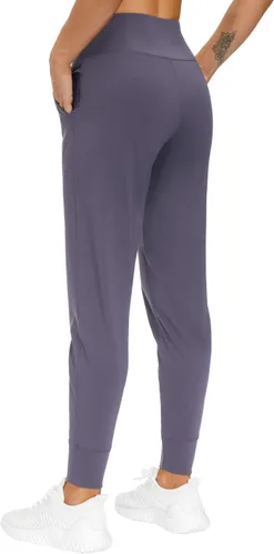Vista 3 de THE GYM PEOPLE - Pantalones deportivos ajustados para mujer, ligeros, para entrenamiento, yoga, correr y descanso
