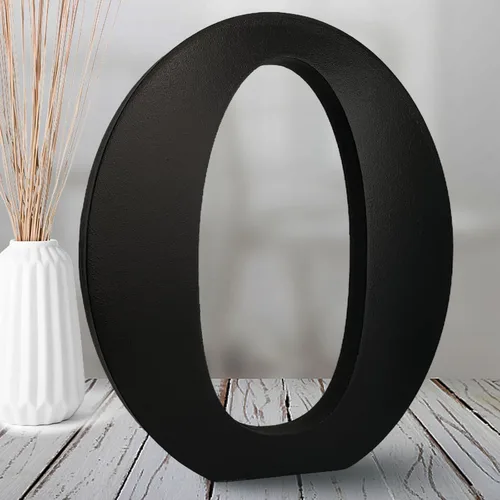 Vista 29 de AOCEAN Letras de madera negra de 8 pulgadas, letras de madera sin terminar para decoración de Halloween, letras decorativas de pie, decoración