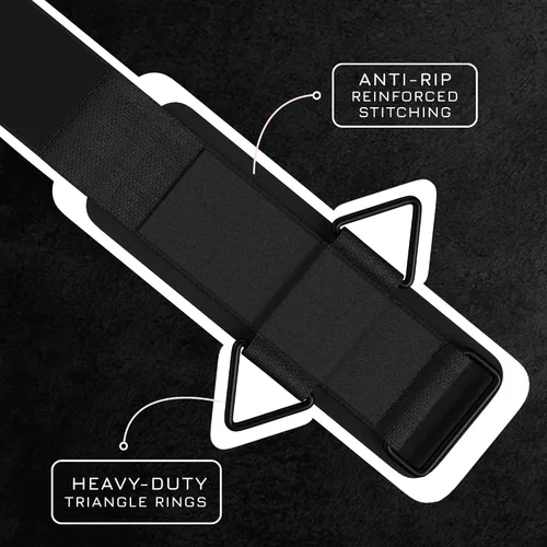 Vista 5 de Breaking Limits Muñequeras para gimnasio – Correas de muñeca para máquinas de cable – Puños de elevación para cables gimnasio – Muñequera lateral