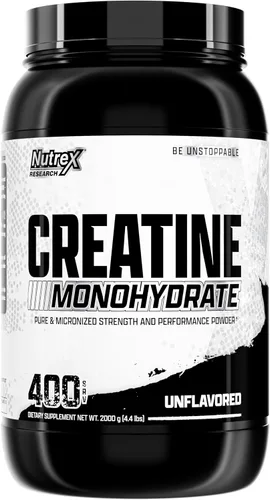 Vista 10 de Nutrex Research Ultra Pure Creatine Monohydrate Powder Unflavored 5G Micronized Creatine Powder for Muscle Gain, Strength, Endurance and Recovery