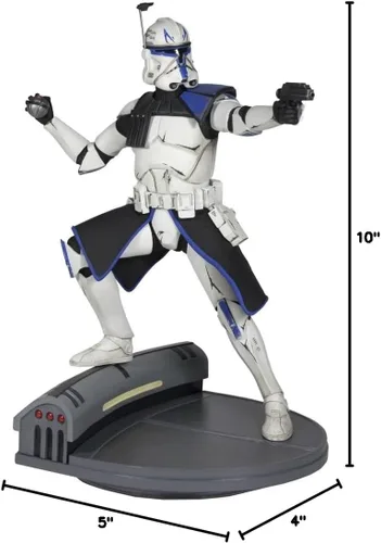 Vista 9 de DIAMOND SELECT TOYS Star Wars Colección Premier: Estatua de Rex de Clone Wars, multicolor, 10 pulgadas