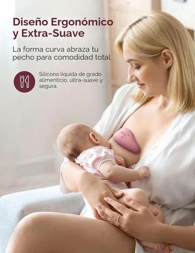 Vista 6 de Momcozy A1Pro - Masajeador de lactancia con calor, vibración profunda, rojo