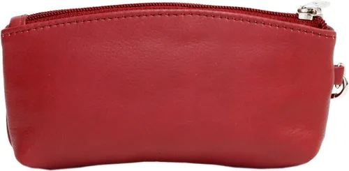 Vista 3 de Ashlin piel auténtica Compact, muñeca, rojo