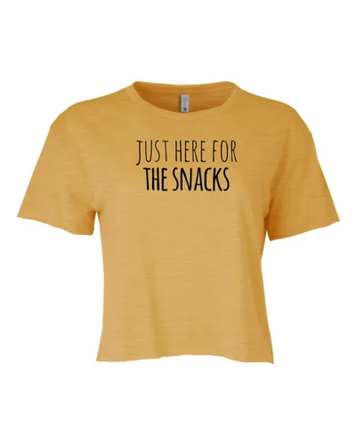Vista 23 de I Walk The Lime, Cute Women's Screen Printed Crop Tee, Shirts With Sayings, Heather Gray or Gold (S, Heather Gray)