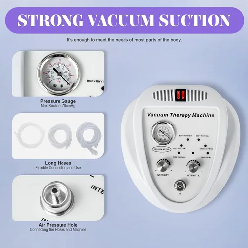 Vista 5 de Máquina para esculpir el cuerpo, máquina de terapia al vacío, máquina de ventosas para cuidado del cuerpo y cuidado del pecho y adelgazamiento