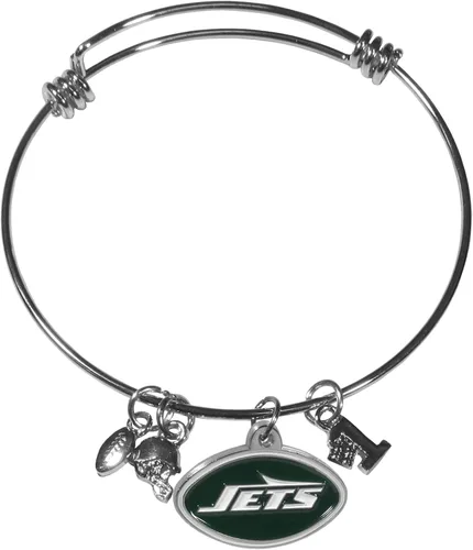 Vista 16 de Siskiyou NFL womens Charm Bangle Bracelet Color del