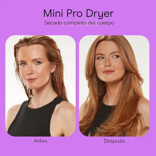 Vista 10 de Conair MiniPro Mango plegable Turmalina cerámica Styler/secador de pelo; Rojo