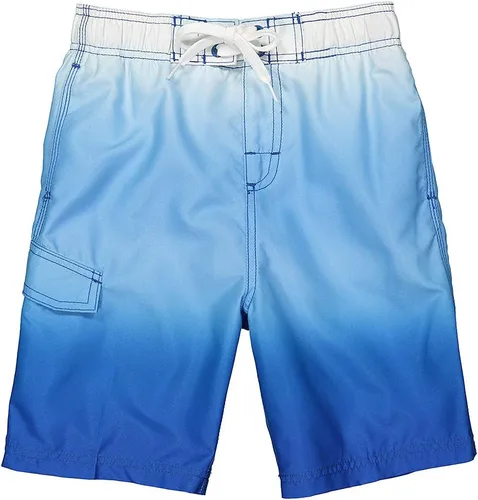 Vista 18 de Kanu Surf Traje de baño de playa con protección UPF 50+ de secado rápido para niños Dominica Verde
