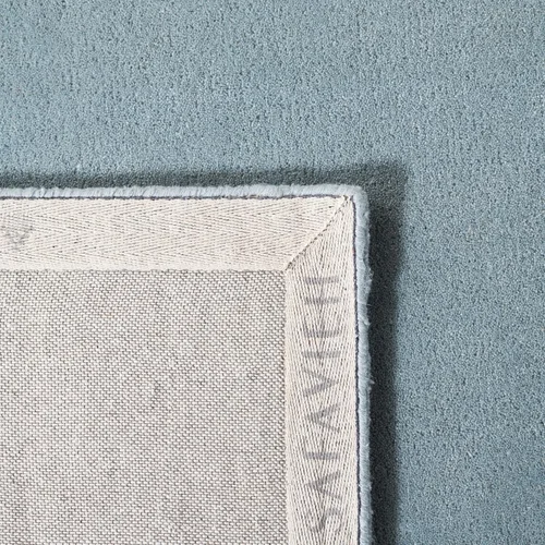 Vista 8 de SAFAVIEH Fifth Avenue Collection - Alfombra de área de 2 pies 3 pulgadas x 7 pies, color azul, diseño geométrico, ideal para zonas de alto tráfico