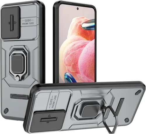 Vista 15 de Funda de teléfono móvil para Xiaomi Redmi A3/Xiaomi Poco C61 Soporte de coche Soporte Ventana corredera Cubierta protectora a prueba de golpes