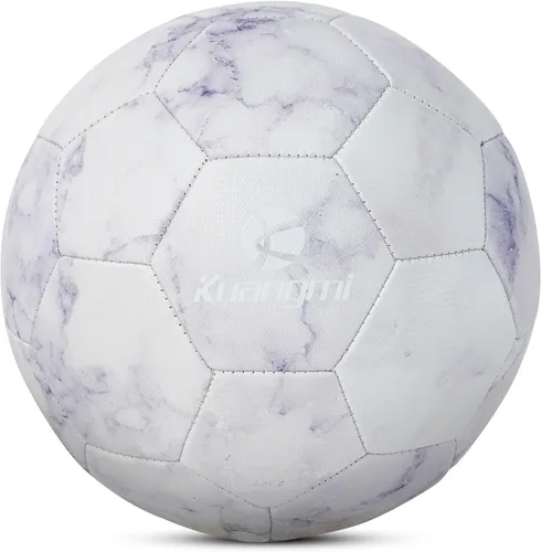 Vista 10 de Kuangmi Balón de fútbol, pelota de partido de tamaño oficial 5, jugadores de fútbol para jóvenes, adolescentes y adultos, entrenamiento deportivo al