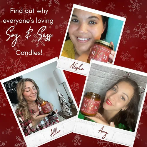 Vista 6 de Vela de menta – Vela de Navidad 'Candy Cane' con mentol, menta y vainilla – Infundida con aceites esenciales I Velas de Navidad perfumadas I 9