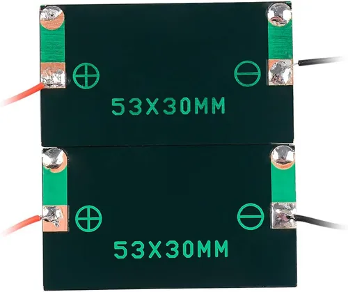 Vista 5 de AOSHIKE 10 mini paneles solares de 5 V 30 mA para mini células solares, materiales de juguete eléctricos, células fotovoltaicas, kits de sistema