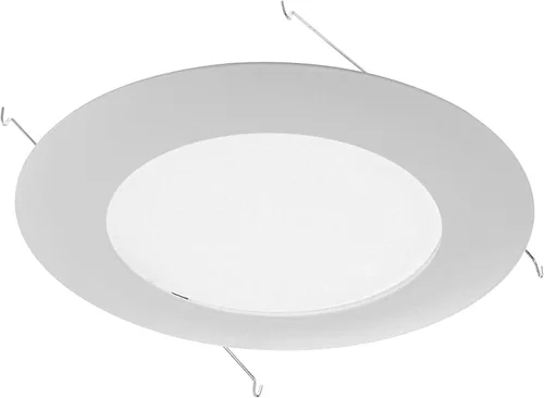 Vista 12 de NICOR Lighting Moldura de Ducha Empotrada Blanca de 6 Pulgadas con Lente Albalite (17505)