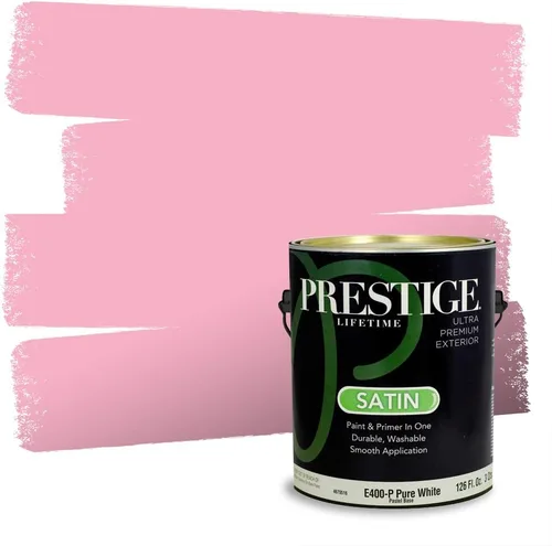 Vista 738 de Prestige Paints Pintura exterior e imprimación en uno, 1 galón, plano, coincidencia comparable de Valspar* Amber Rose*