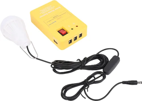 Vista 4 de Marhynchus Kit de generador solar portátil con luces LED