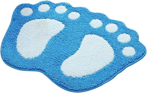 Vista 18 de MIFXIN Alfombra de baño con pies grandes, antideslizante, suave, absorbente, alfombra de área (rosa, 16 x 24 pulgadas)