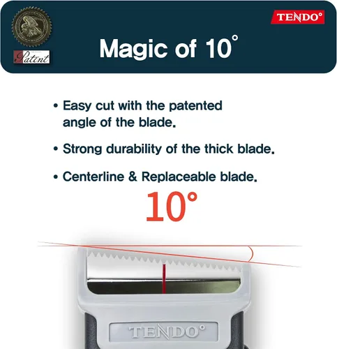 Vista 2 de Dispensador de cinta de embalaje: línea TENDO° para el hogar y la oficina, ideal para sellado de cajas, embalaje, envío y mudanza con cuchillas