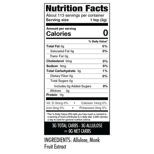 Vista 3 de Wholesome Yum Besti - Sustituto natural de azúcar en polvo, mezcla de edulcorante de frutas monje Keto Confectioners con alulosa (sin eritritol)