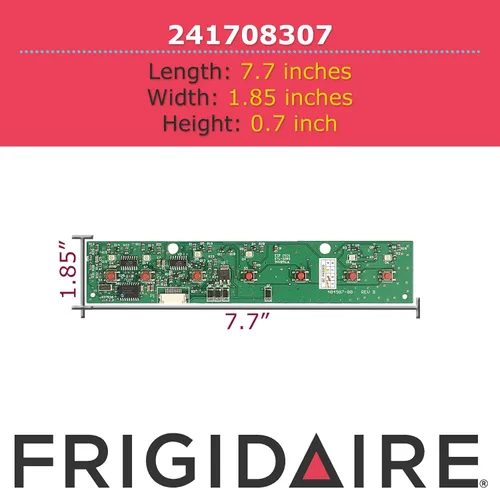 Vista 3 de GENUINE Frigidaire 241708307 Tablero de control dispensador para refrigerador