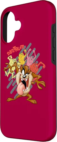 Vista 2 de Funda para iPhone 16 Looney Tunes Tazmanian Tantrum