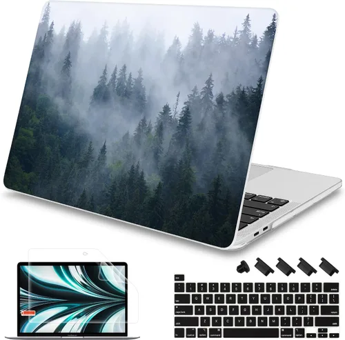 Vista 28 de Mektron Funda para MacBook Pro de 16 Pulgadas A2141 Versión 2019 con Pantalla Liquid Retina/Touch ID, Carcasa Rígida de Plástico con Funda