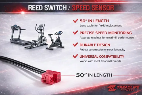 Vista 3 de Sensor RPM con interruptor de lengüeta de cinta de correr - Compatible con cintas de correr HealthRider - 165798