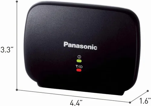 Vista 3 de Panasonic Extensor de rango KX-TGA407B para sistemas telefónicos inalámbricos DECT 6.0 Plus, color negro
