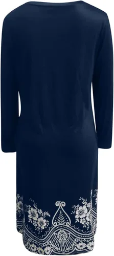 Vista 2 de VODMXYGG Vestido de fiesta casual de verano para mujer, vestido sin mangas de moda, cuello halter, con volantes, dobladillo de volantes, túnica