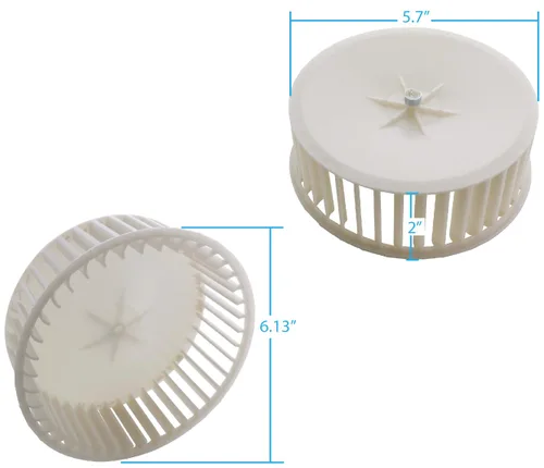 Vista 8 de Endurance Pro Repuesto de rueda de motor y soplador para Nutone 86322000, 86322-000 JA2C394, JA2C394N 86322 (QT110 1400 RPM)