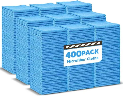 Vista 7 de TEAWOO Paños de limpieza de microfibra, paquete de 100 toallas de 5