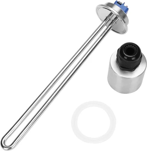 Vista 12 de DERNORD Densidad de alta vatio del calentador de agua de inmersión del elemento de calefacción 120V 1500W del elemento de calefacción