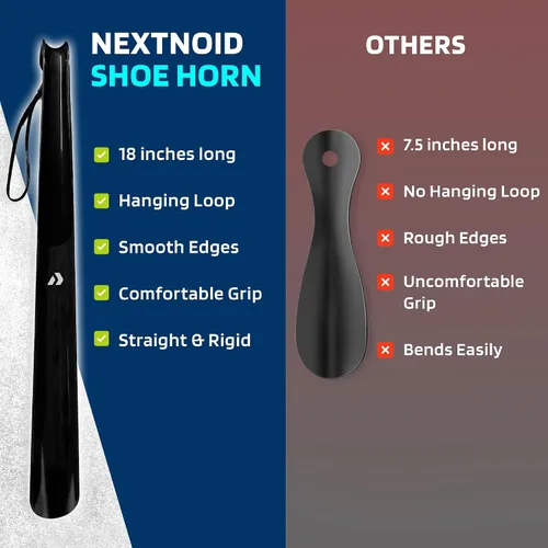 Vista 2 de Nextnoid 16.9in Cuerno del zapato, Paq de 2