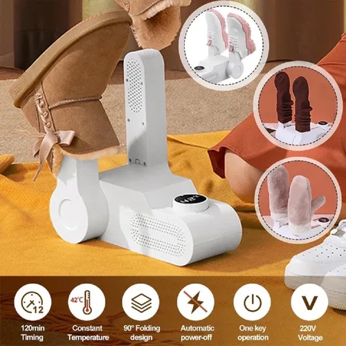 Vista 3 de Secador de botas eléctrico portátil, Secador de zapatos con soplador de calor, Secador de guantes y calentador de botas, Máquina de secado rápido