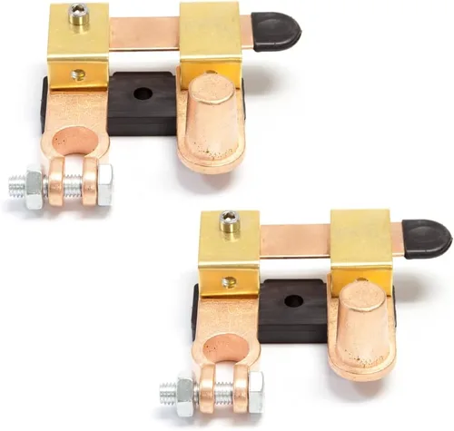 Vista 8 de Interruptor de desconexión de batería de poste lateral de 12 V/24 V, 250/750 amperios, aislador de hoja de cuchillo, corte de energía para automóvil