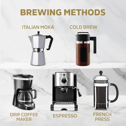 Vista 5 de Induban Gourmet, bolsa de 16 onzas, café de grano entero, tostado medio, café 100% arábica premium de la República Dominicana (paquete de 1)