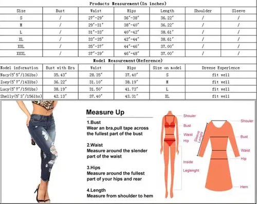 Vista 7 de Jeans de tiro alto y ajustados para mujer, diseño elástico y rasgado