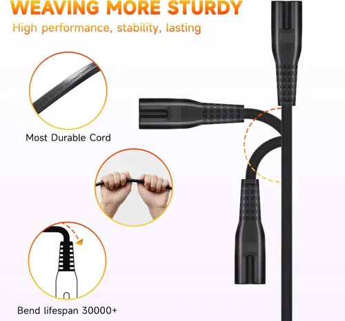Vista 9 de Okin Cable de alimentación de CA de 4 pies, cable de alimentación reclinable de repuesto para silla elevadora reclinable, Limoss, Orgullo, dorado