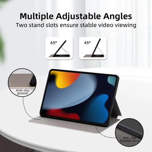 Vista 3 de Funda protectora plegable para iPad de 10.2 pulgadas, iPad de 10.2 pulgadas, iPad de 9ª/8ª generación 2019 y iPad de 7ª generación 2019, funda