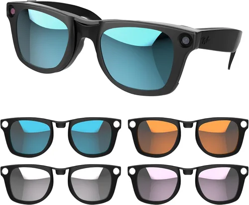 Vista 9 de HiBloks - Clip polarizado para Ray-Ban Meta Wayfarer