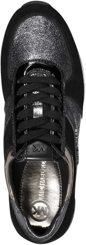 Vista 3 de Michael Michael Kors Allie Zapatos deportivos para mujer, Negro, 9.5