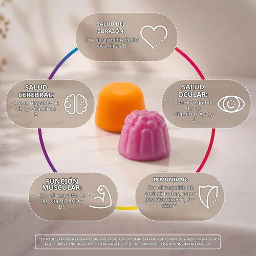 Vista 6 de Centrum MultiGummies de plata para hombres de 50 años, 140