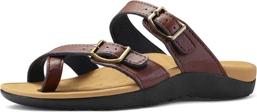 Vista 12 de mysoft Sandalias ortopédicas ajustables para mujer, con soporte de arco, cómodas para caminar y verano