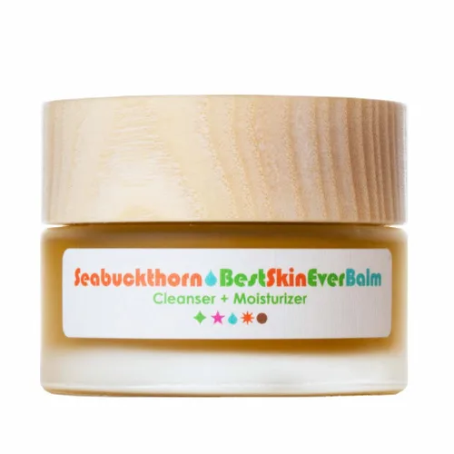 Vista 3 de Living Libations - Bálsamo orgánico Best Skin Ever Belleza limpia, natural, artesanal y vegana (espino marino, 0.5 oz 0.5 fl oz)
