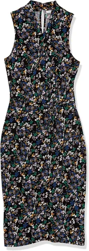 Vista 6 de Tienda Essentials Vestido cruzado cruzado sin mangas con cuello cruzado para mujer
