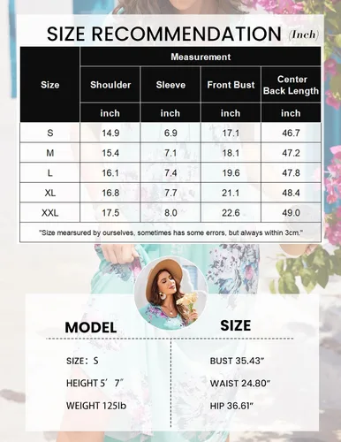 Vista 6 de Ekouaer Camisones largos para mujer, vestido de casa, talla grande, ropa de dormir plisada, ropa de descanso de longitud completa S-4XL