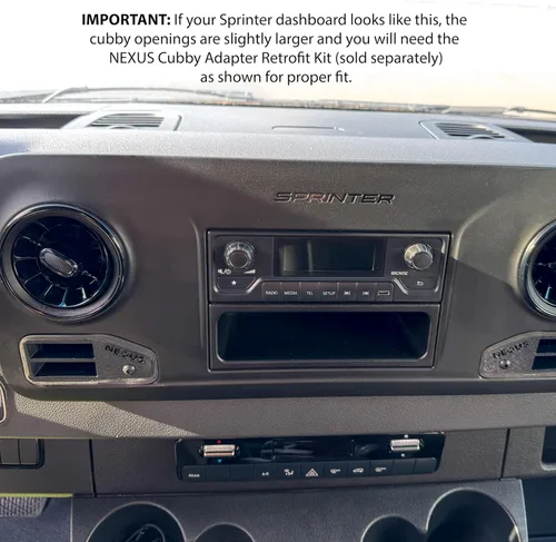Vista 4 de NEXUS Adaptador de cubículo para VS30 Mercedes-Benz Sprinter Van (lado del conductor de bola de 1 pulgada)